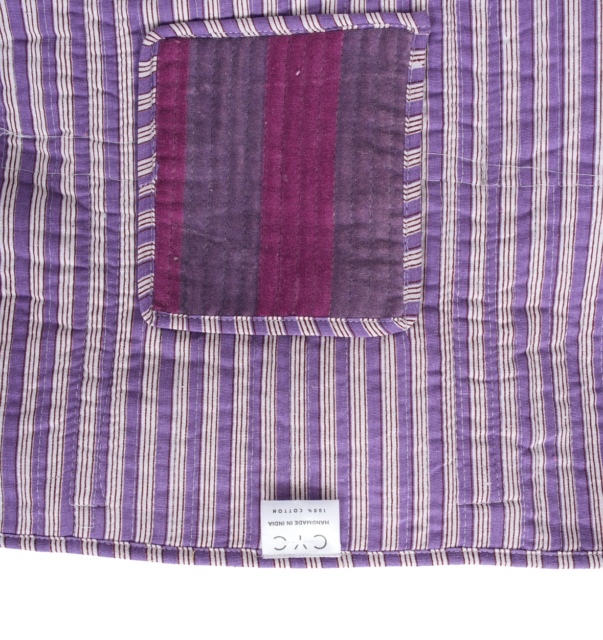 The Striped Velvet Tote