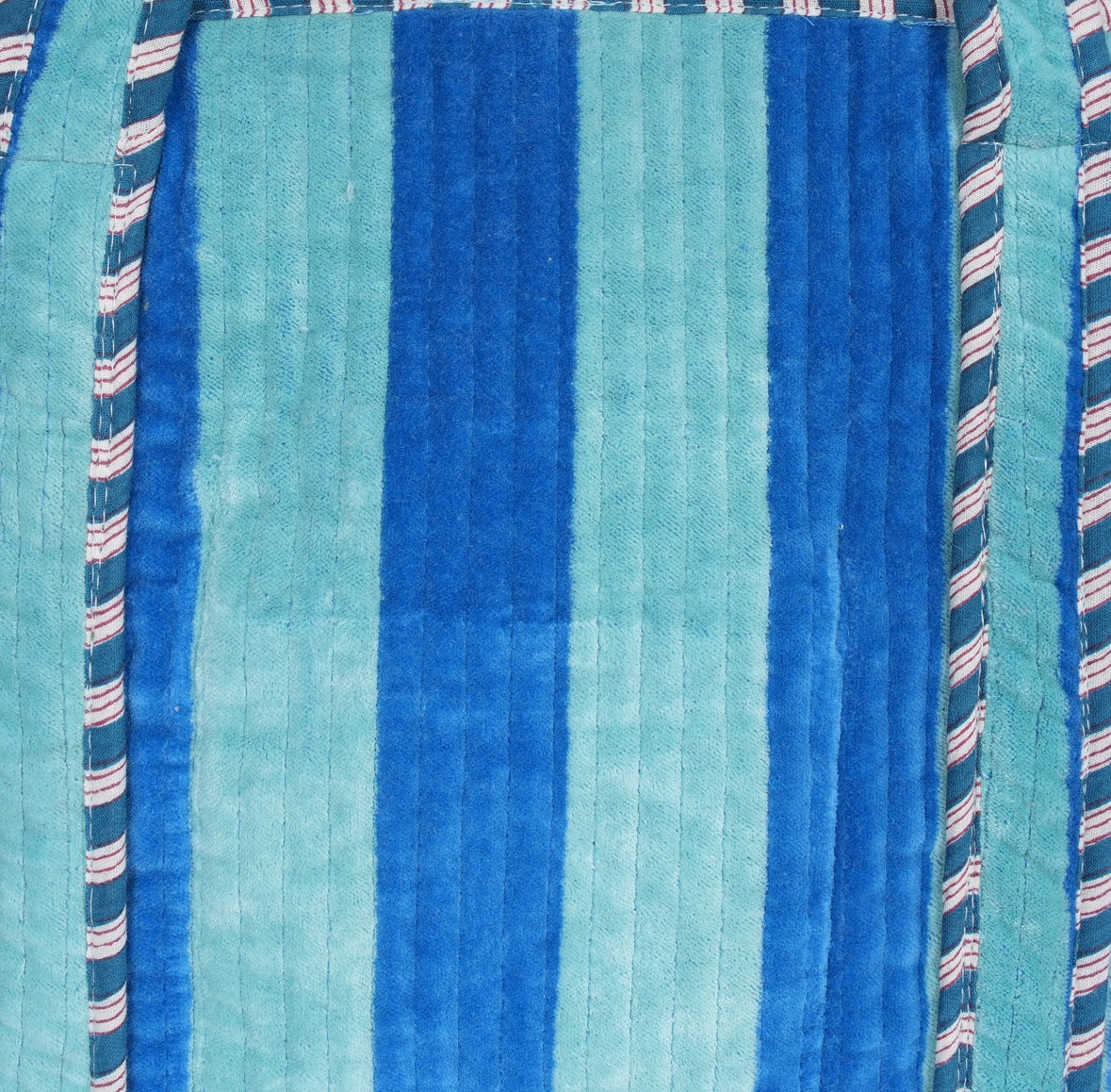 The Striped Velvet Tote