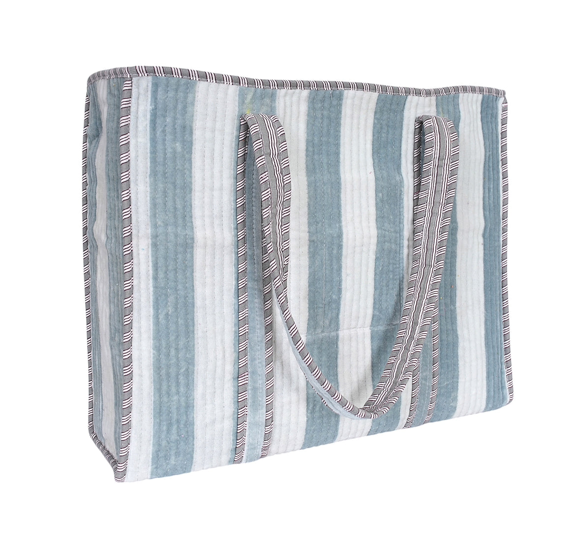The Striped Velvet Tote