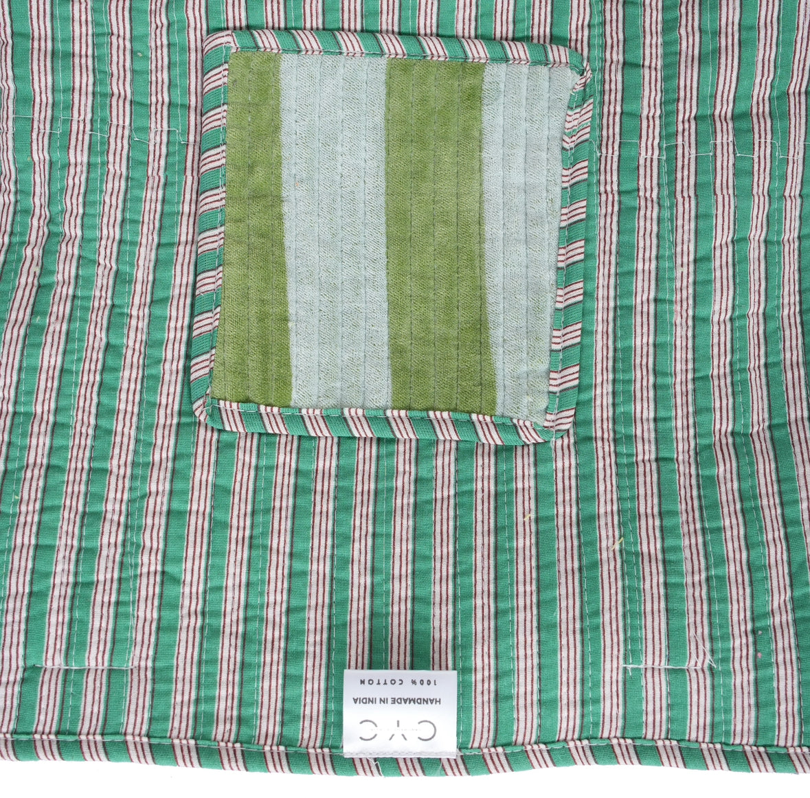 The Striped Velvet Tote