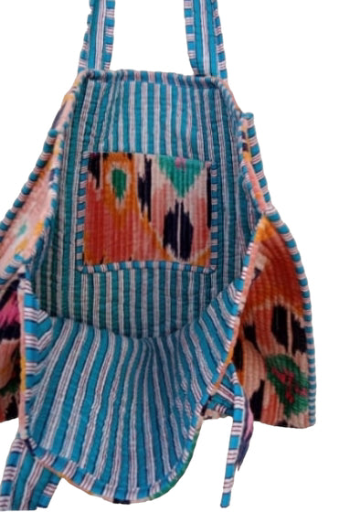 The Ultimate Ikat Velvet Tote