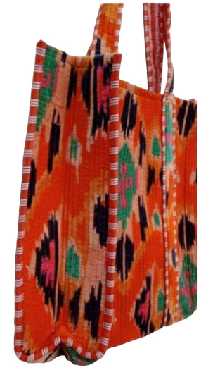 The Ultimate Ikat Velvet Tote