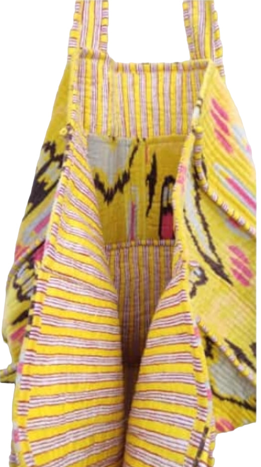 The Ultimate Ikat Velvet Tote
