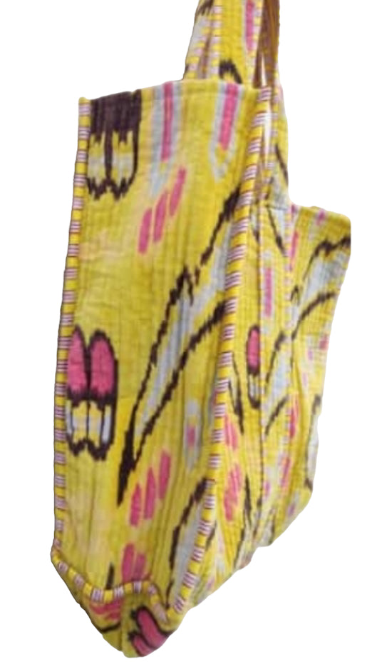 The Ultimate Ikat Velvet Tote