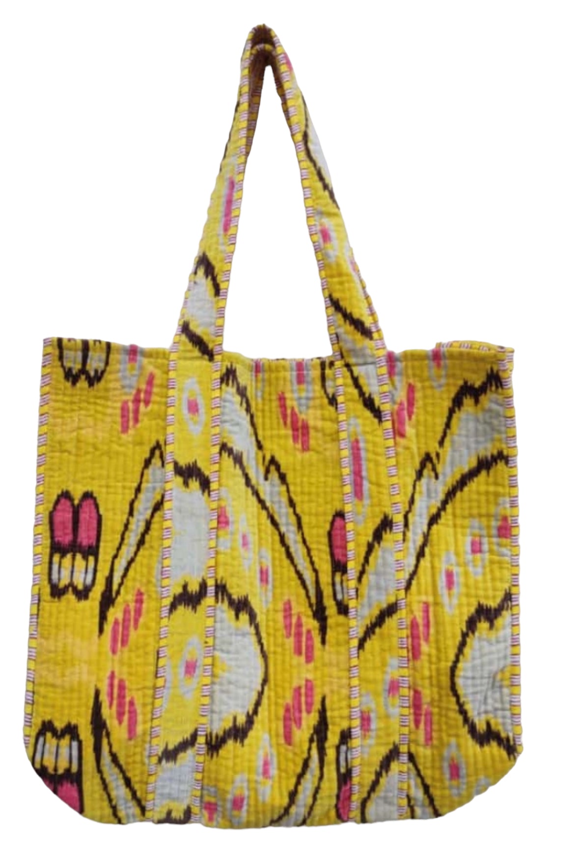 The Ultimate Ikat Velvet Tote
