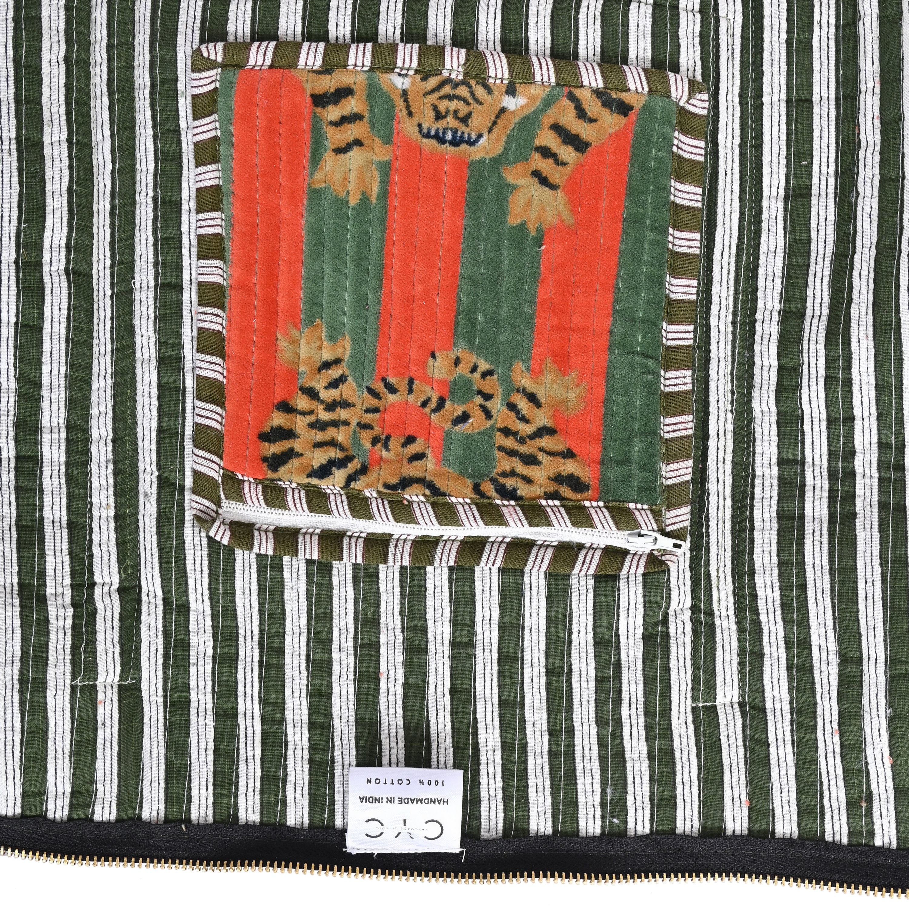 The Tibetan Tiger Velvet Weekender