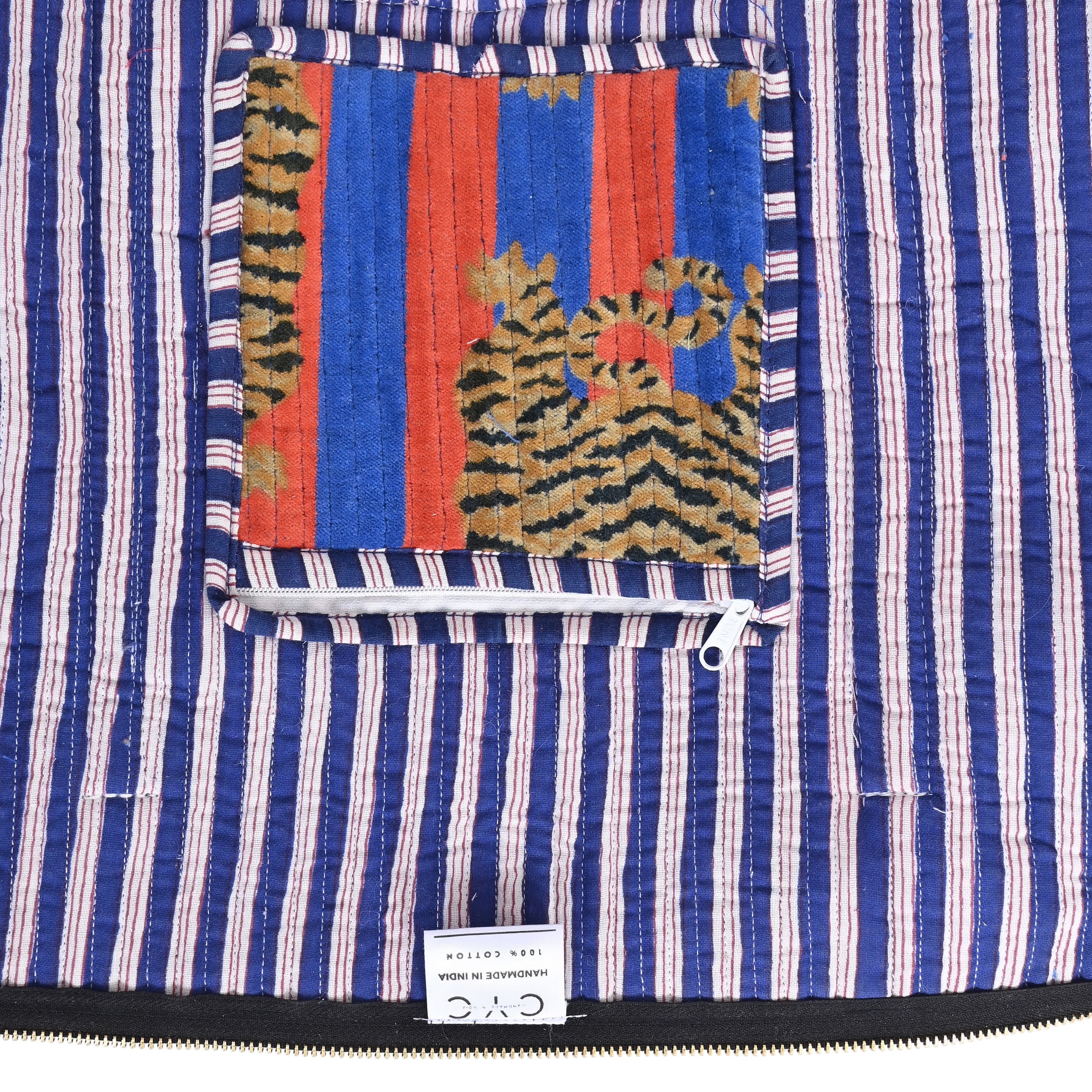 The Tibetan Tiger Velvet Weekender