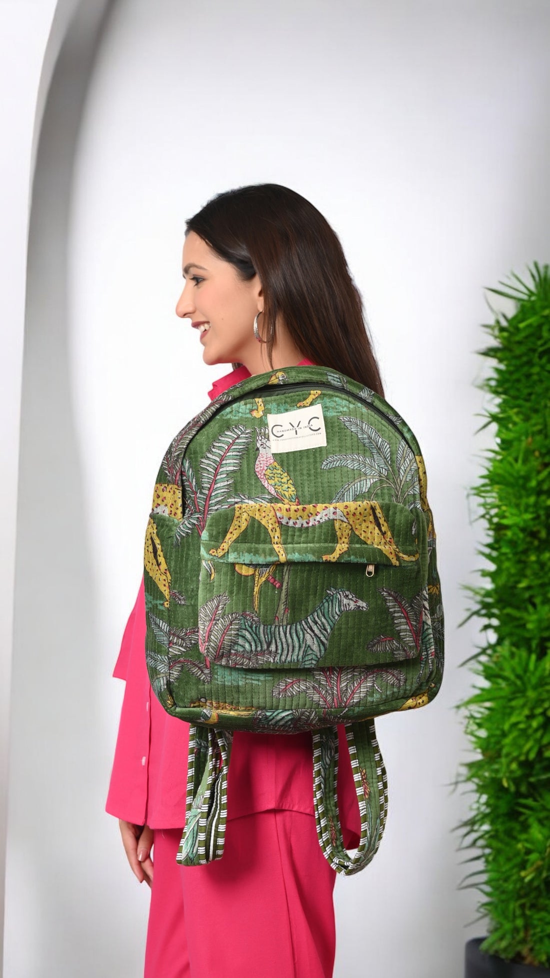Velvet Mini Backpack – Stylish & Sustainable