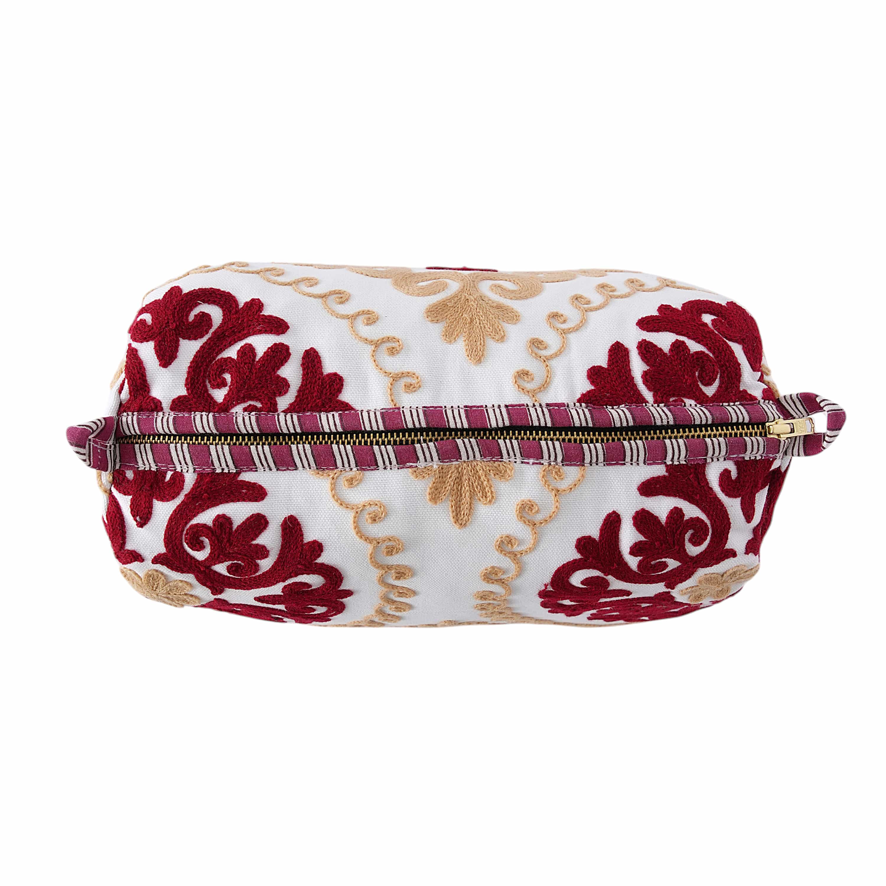 The Suzani Three Piece Travel Set — handmade hand block printed cotton travel pouch set, ethically made in Rajasthan, India