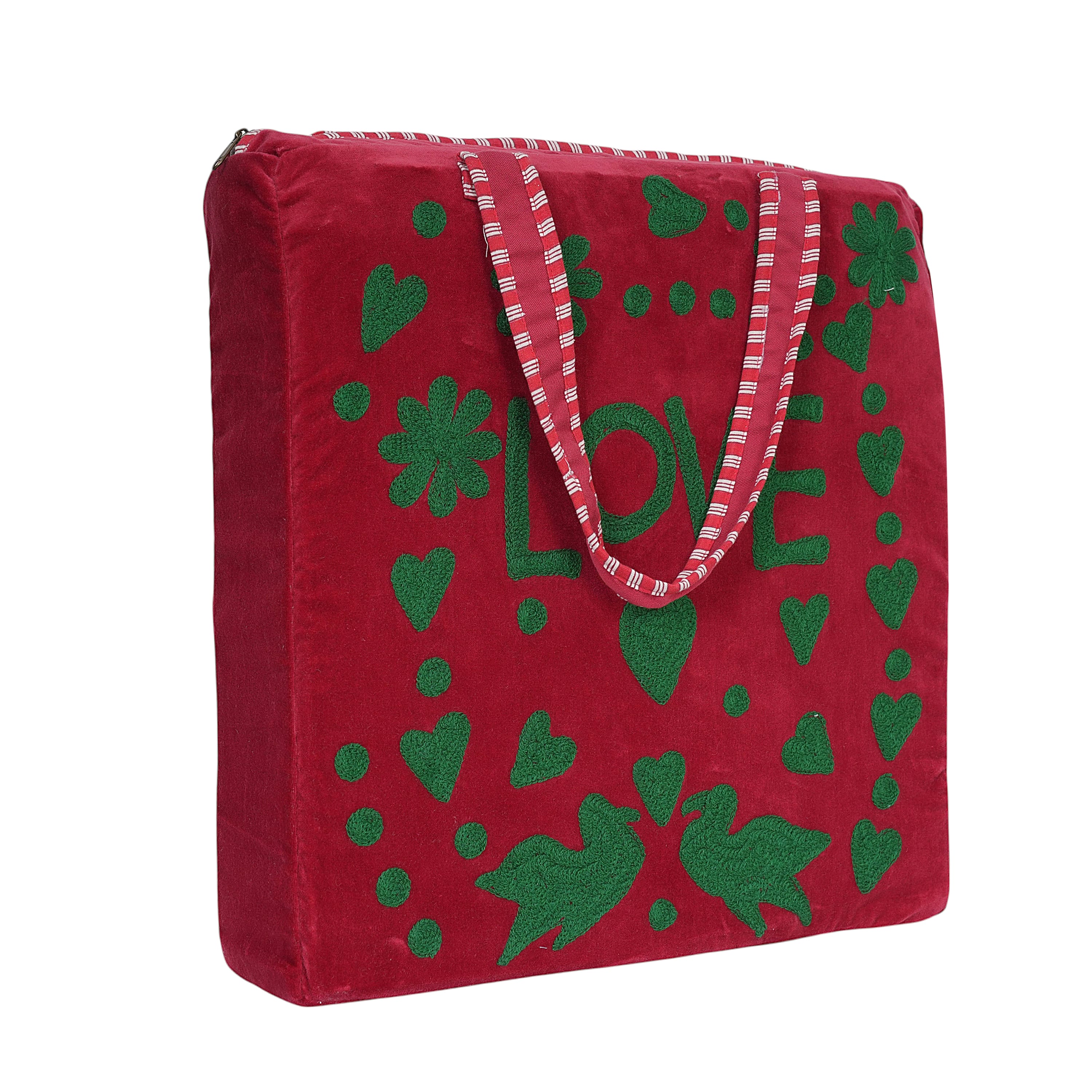 Love Suzani Tote — handmade hand block printed cotton tote bag, ethically made in Rajasthan, India