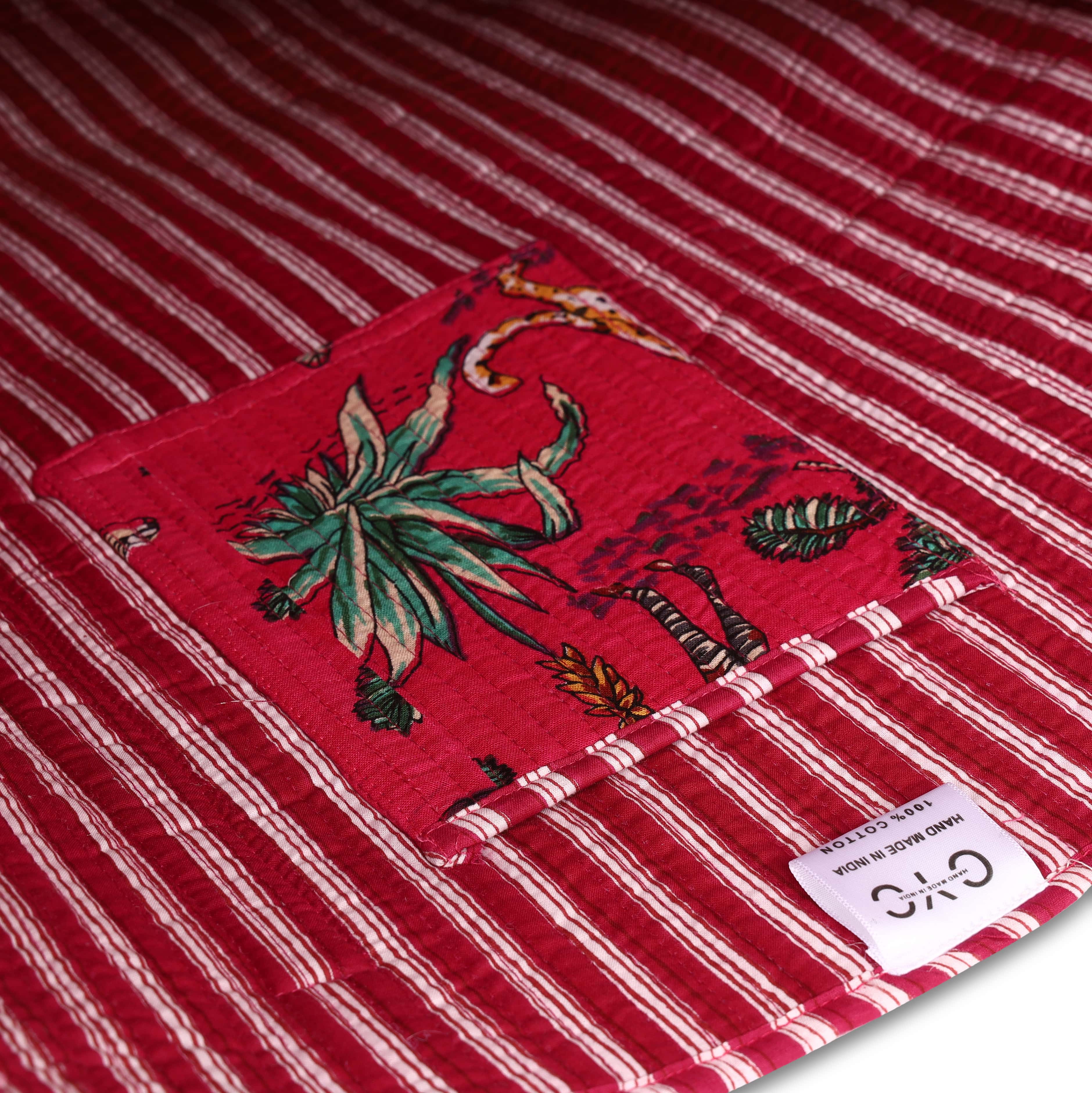 The Jungle Tote — handmade hand block printed cotton tote bag, ethically made in Rajasthan, India