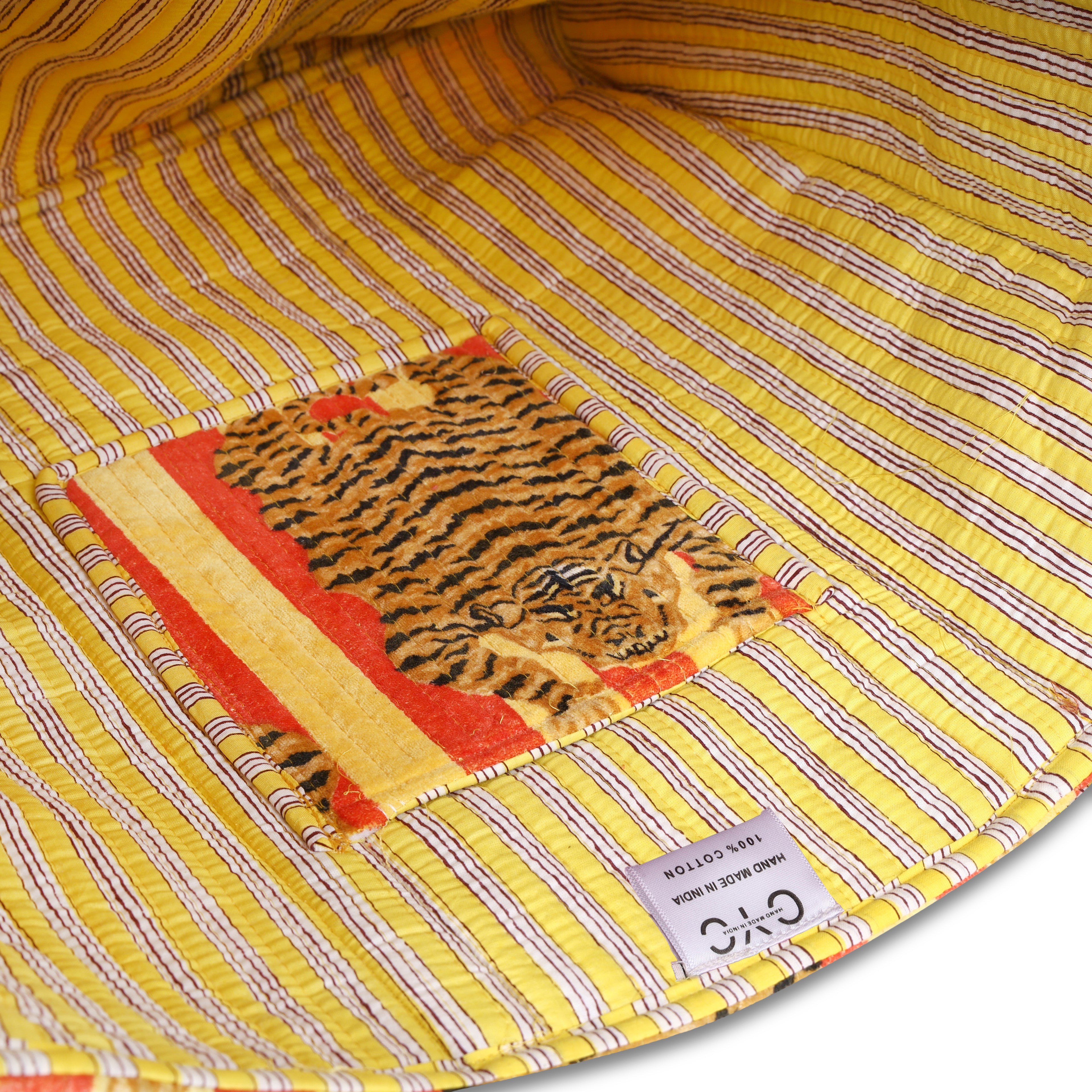 The Tibetan Tiger Tote in Velvet