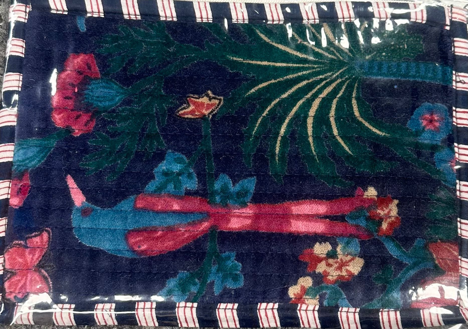 Recycled Flat Pouch — handmade hand block printed cotton pouch, ethically made in Rajasthan, India