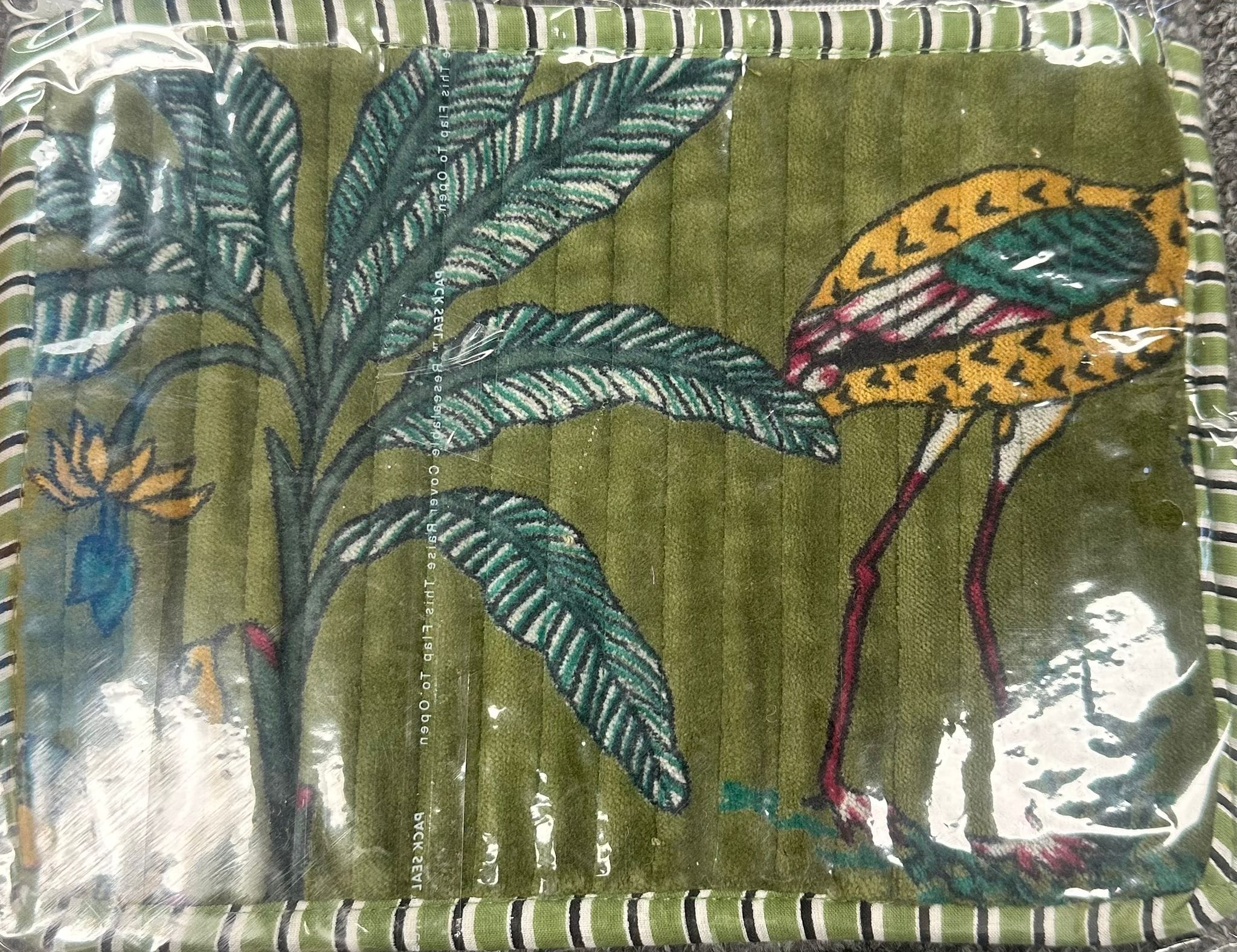 Recycled Flat Pouch — handmade hand block printed cotton pouch, ethically made in Rajasthan, India