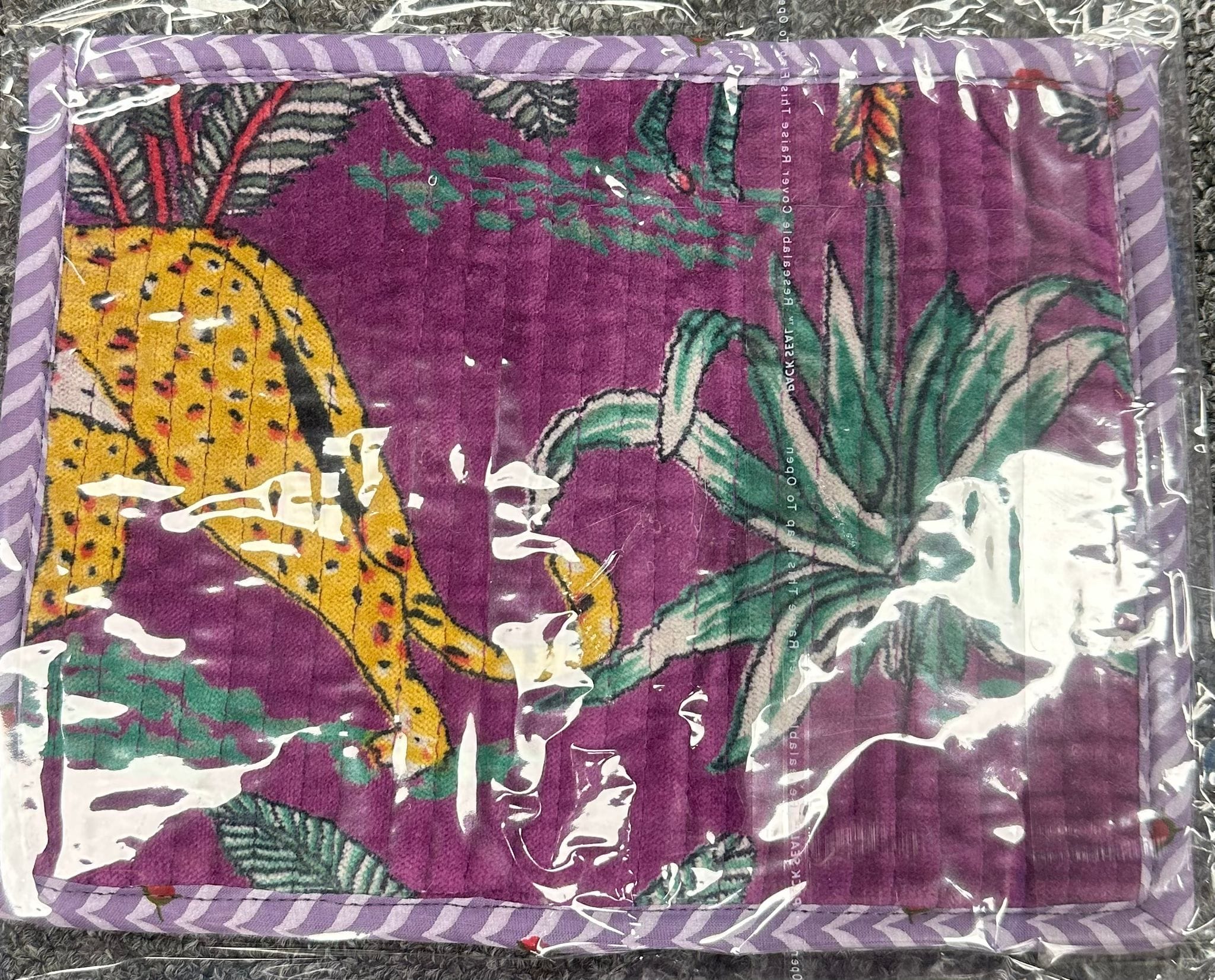 Recycled Flat Pouch — handmade hand block printed cotton pouch, ethically made in Rajasthan, India
