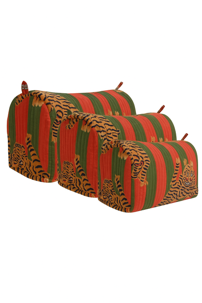 Tibetan Tiger Velvet 3 Piece Travel Set