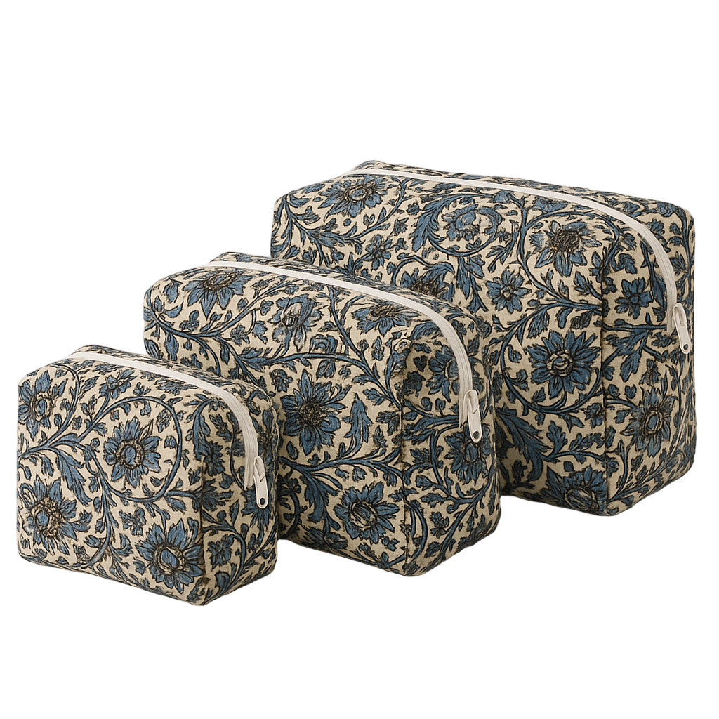 Floral Paisley 3-Piece Travel Set – Elegant &amp; Functional