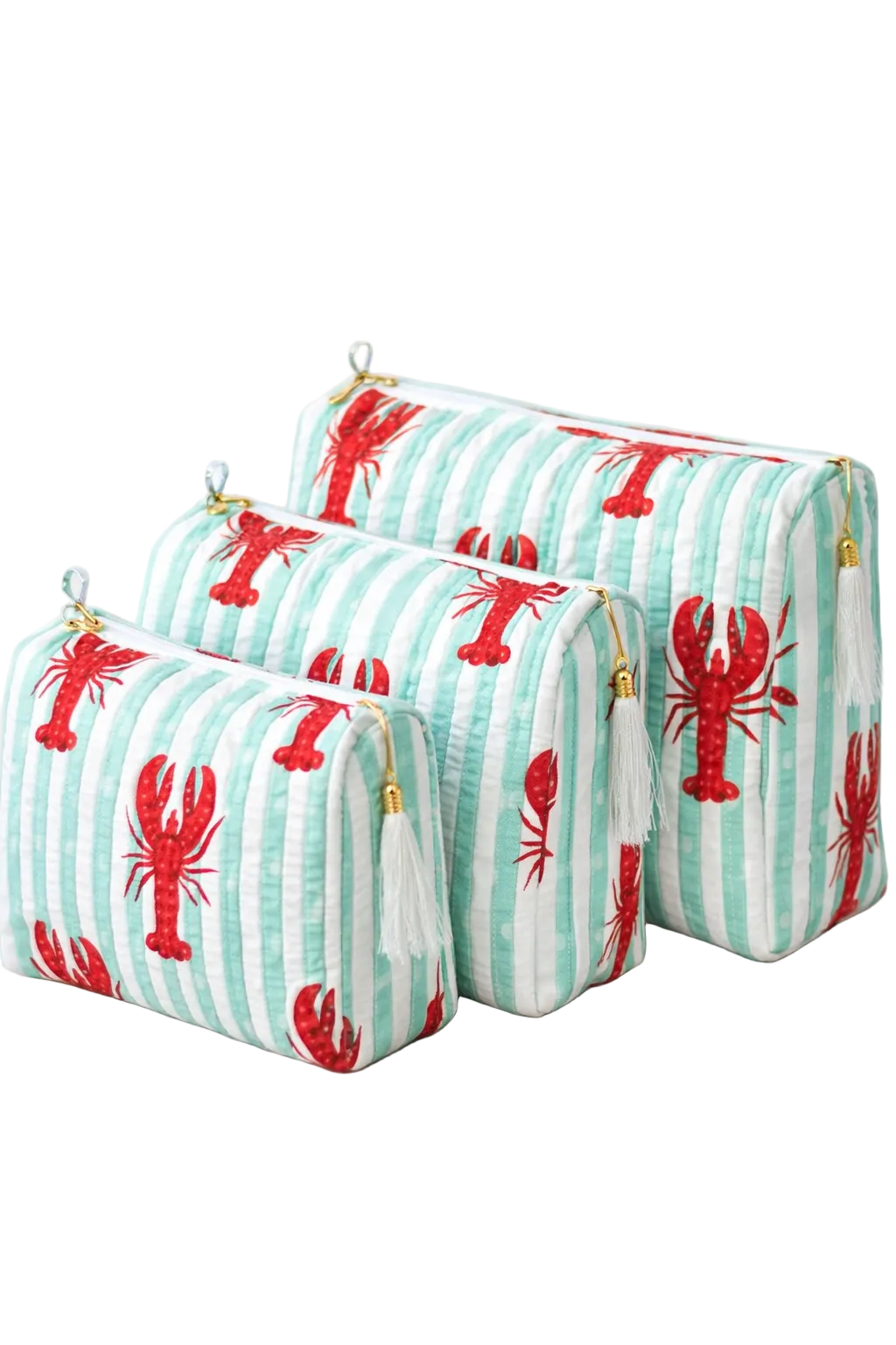 The Striped Lobster Travel Set