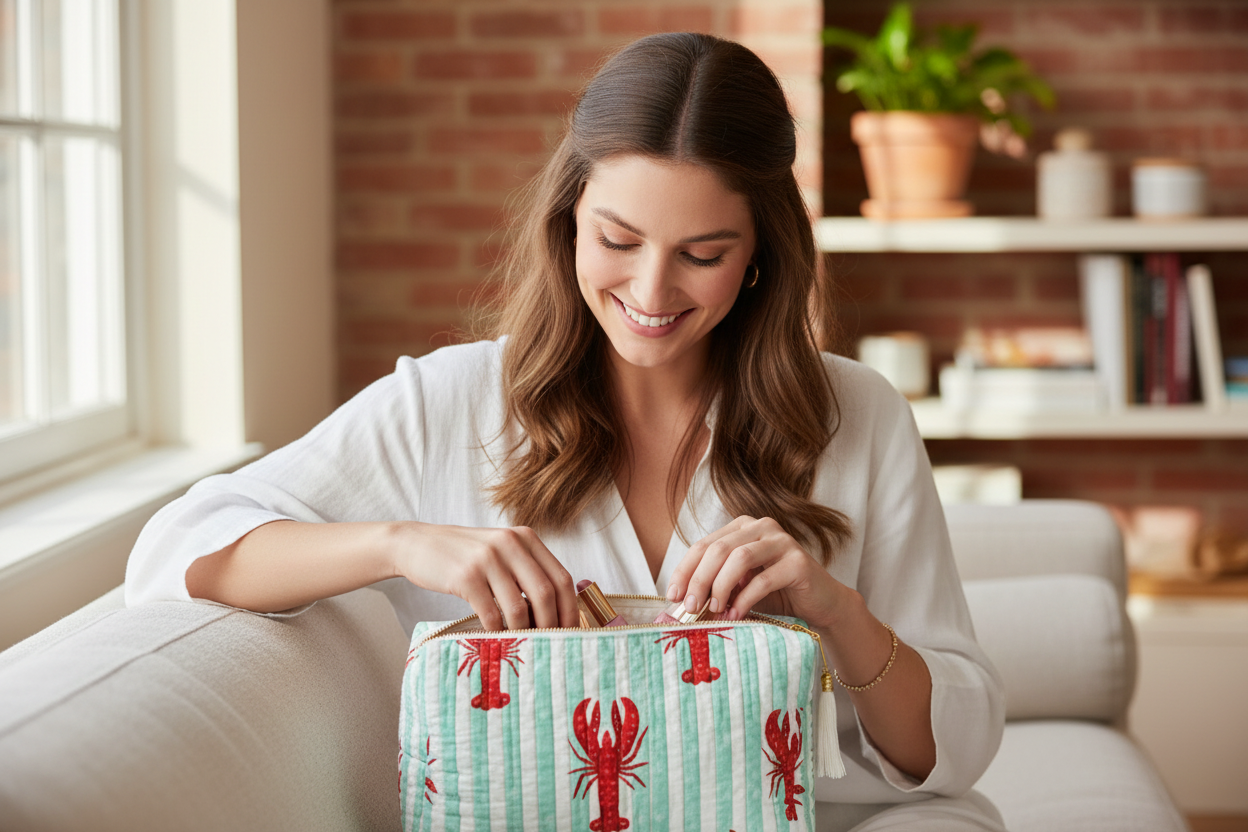 The Striped Lobster Travel Set