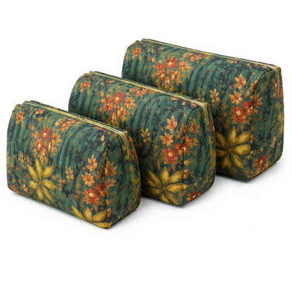 The Floral Velvet Travel Set