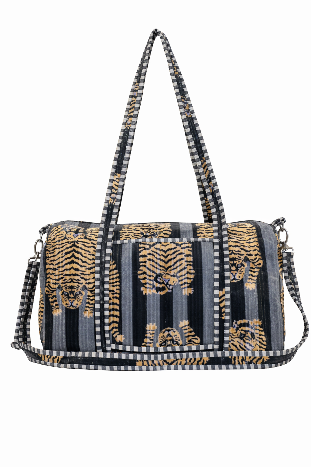 Tibetan Tiger Velvet Weekender Bag 