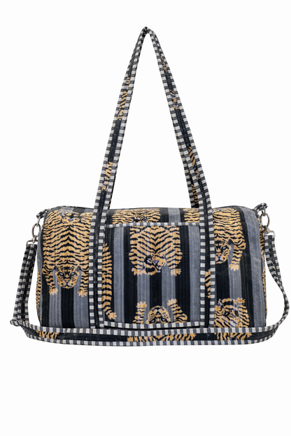 The Tibetan Tiger Velvet Weekender