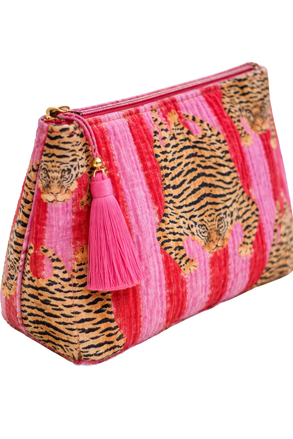 Tibetan Tiger Velvet Make Up Bag