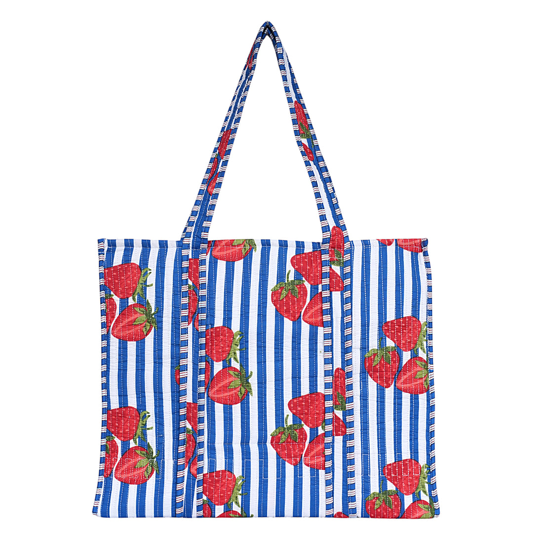 Summer Fruits Tote In Strawberries