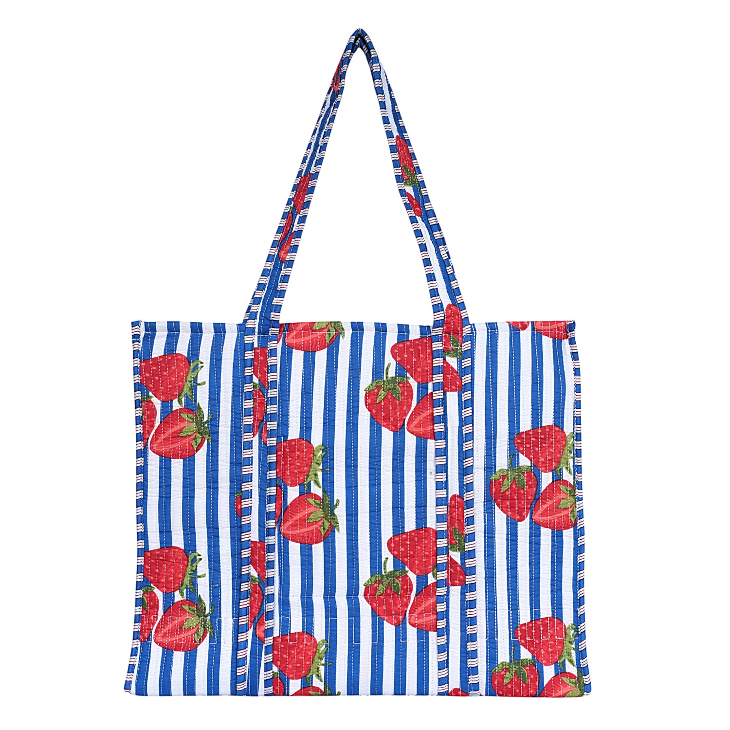 Summer Fruits Tote In Strawberries