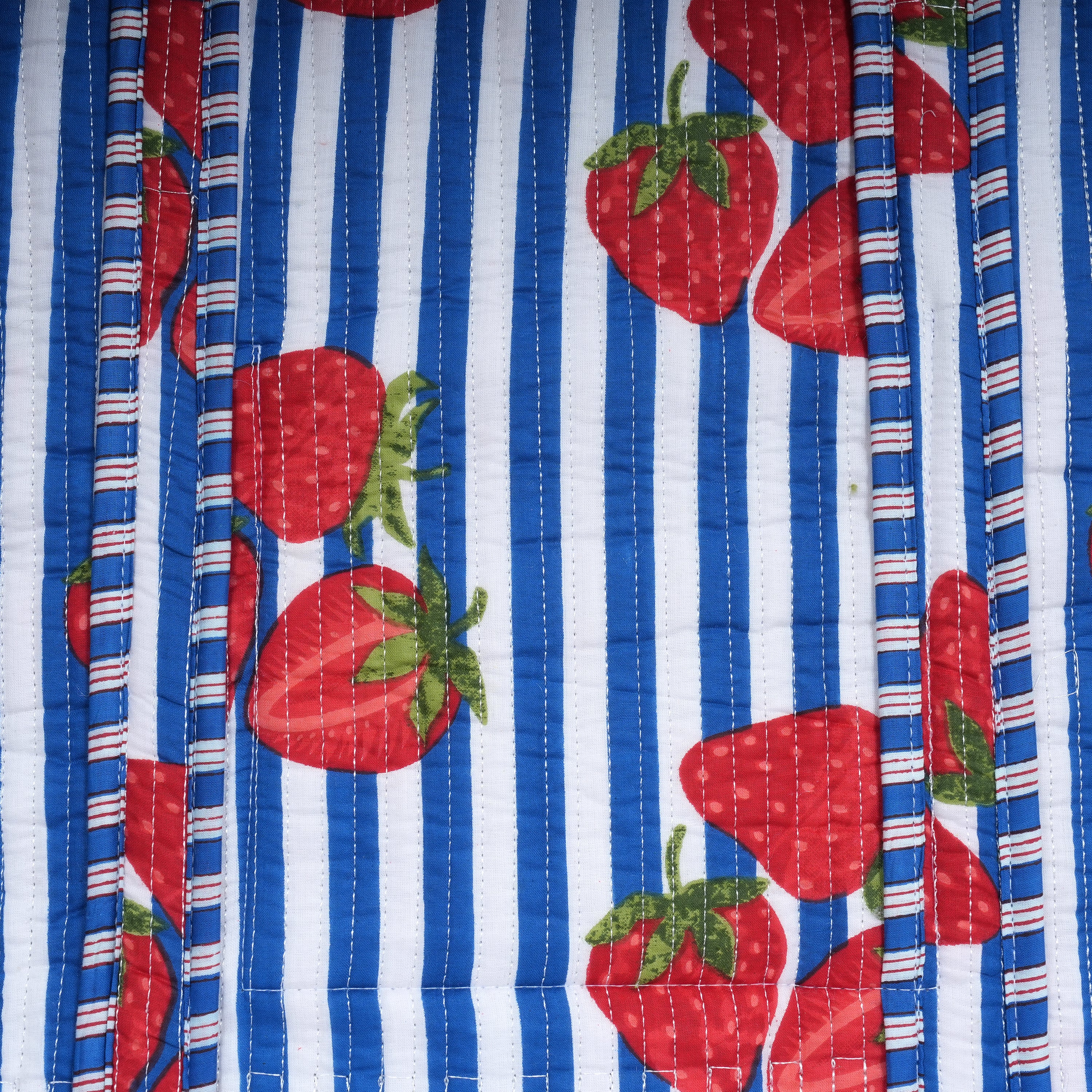 Summer Fruits Tote In Strawberries