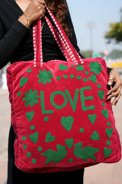 Love Suzani Tote