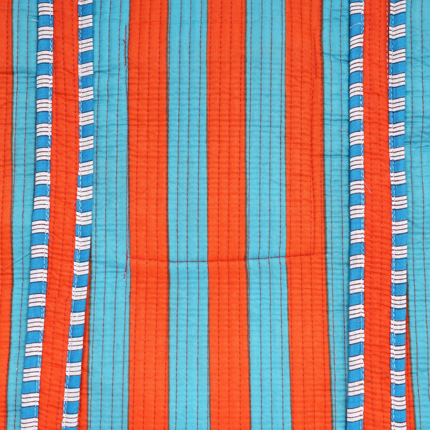 The Stripe Tote — handmade hand block printed cotton tote bag, ethically made in Rajasthan, India