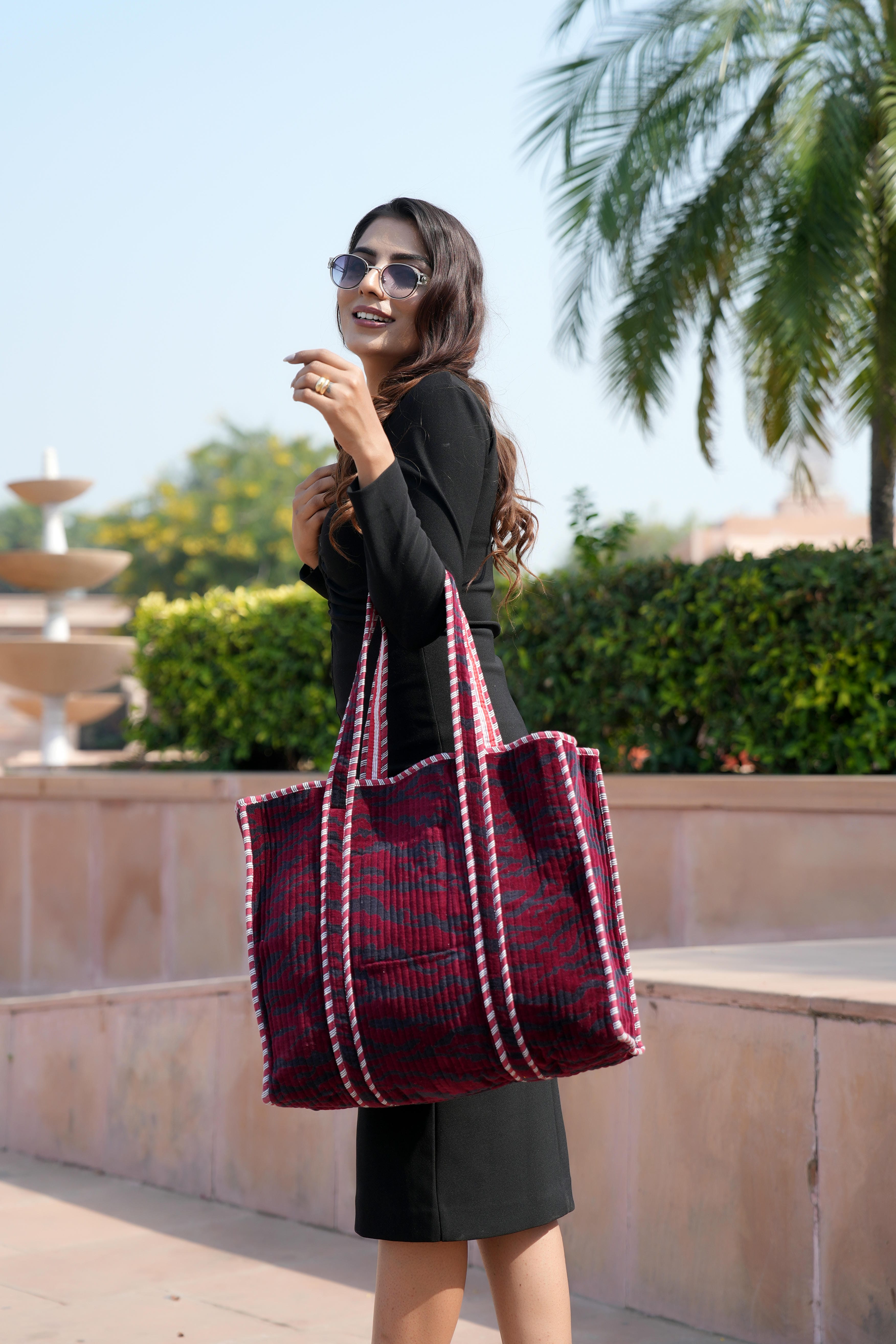 The Tiger Velvet Weekender