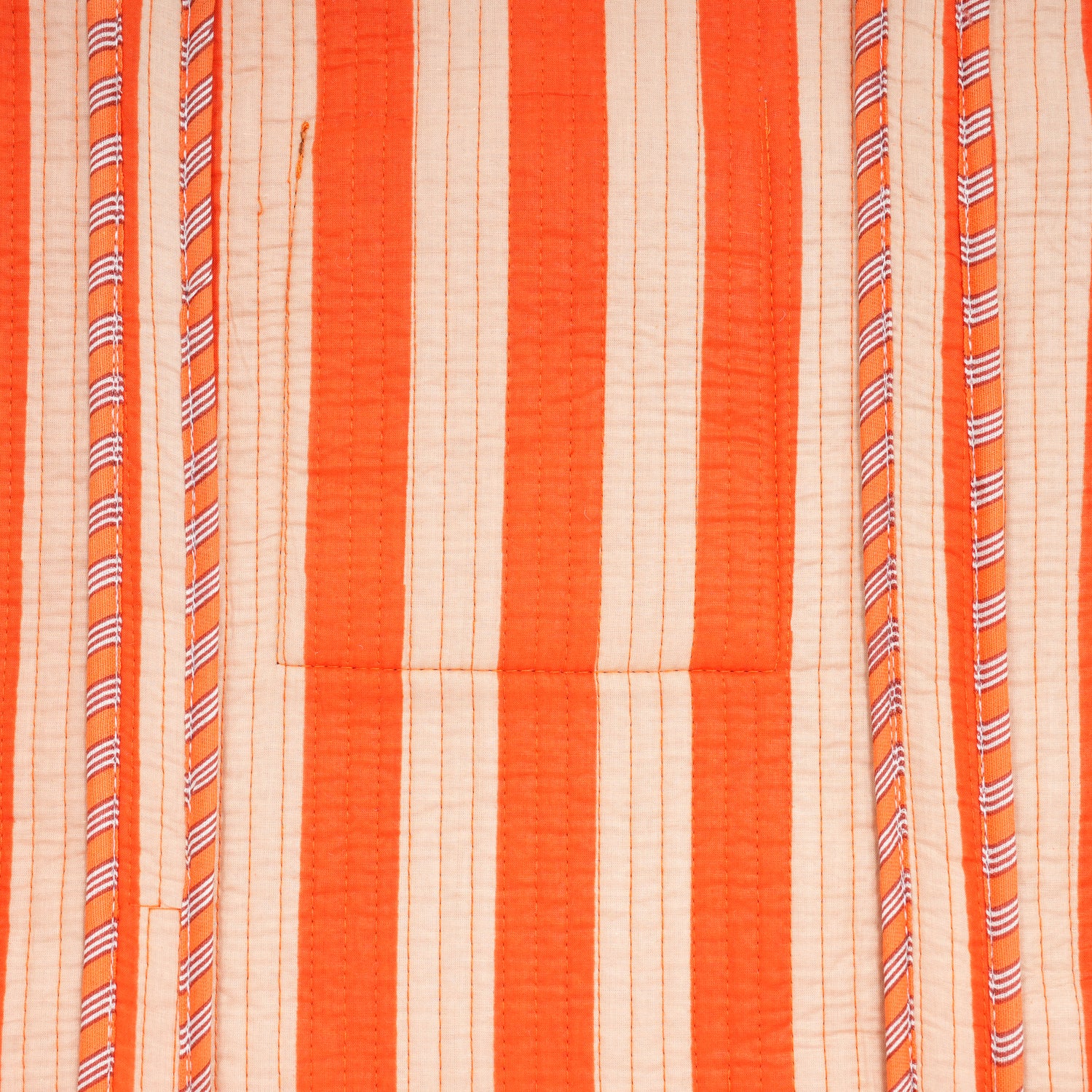 The Stripe Tote — handmade hand block printed cotton tote bag, ethically made in Rajasthan, India
