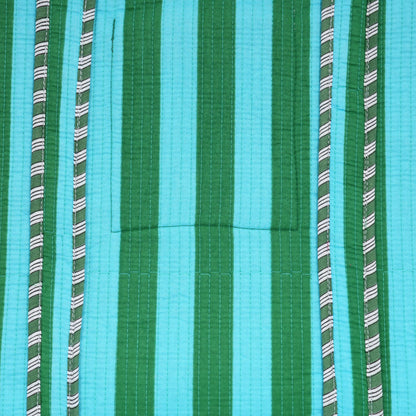 The Stripe Tote — handmade hand block printed cotton tote bag, ethically made in Rajasthan, India
