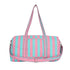 The Striped Cotton Weekender — handmade hand block printed cotton weekender bag, ethically made in Rajasthan, India