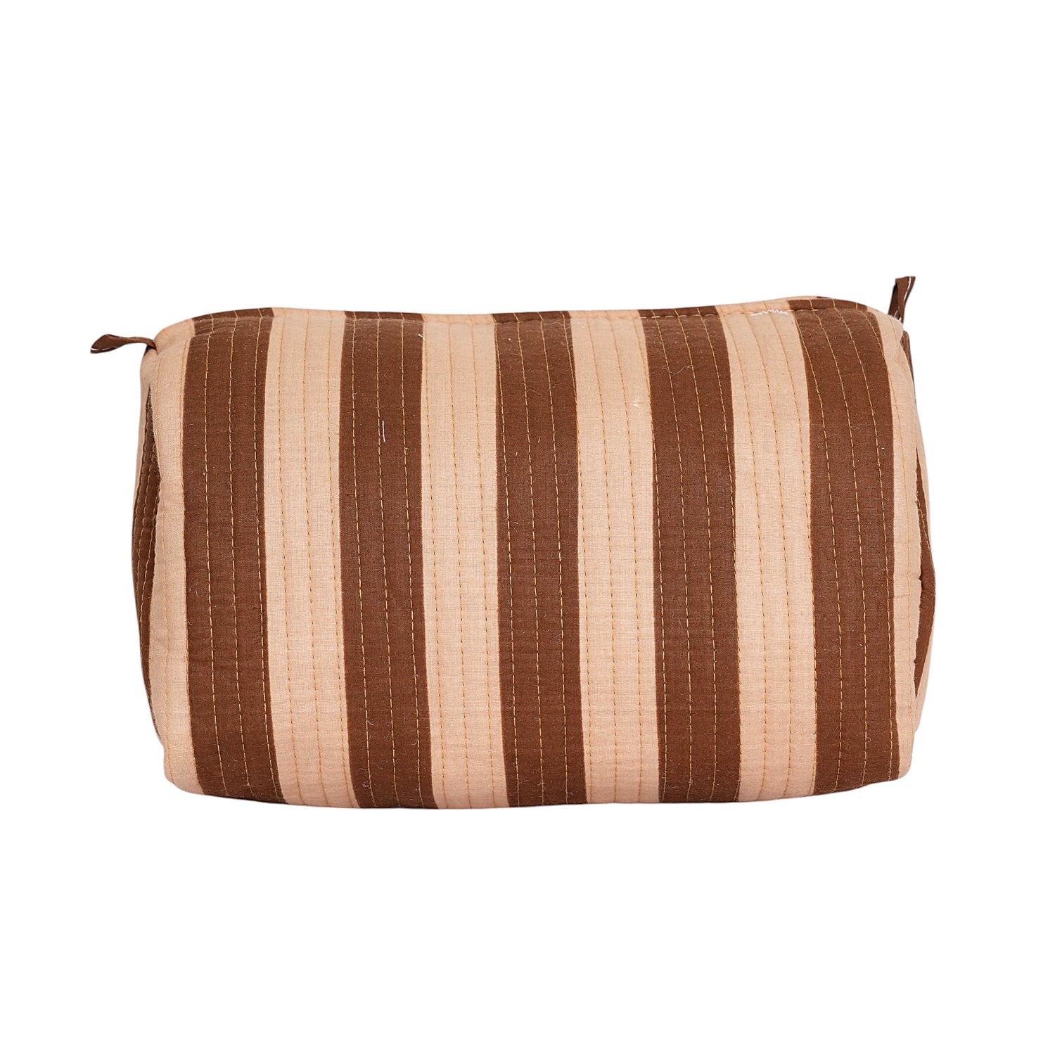 The Striped Travel Set — handmade hand block printed cotton travel pouch set, ethically made in Rajasthan, India