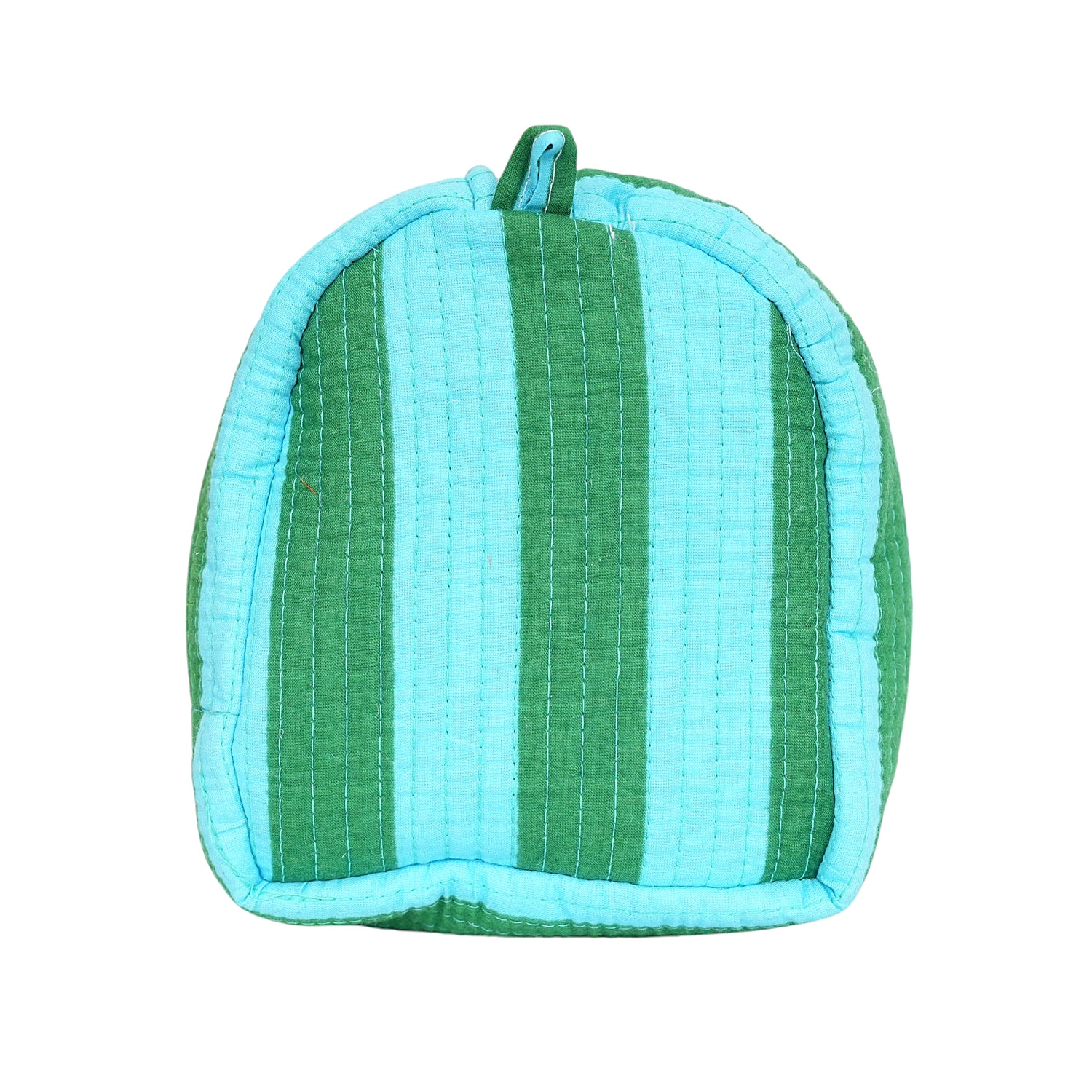 The Striped Travel Set — handmade hand block printed cotton travel pouch set, ethically made in Rajasthan, India