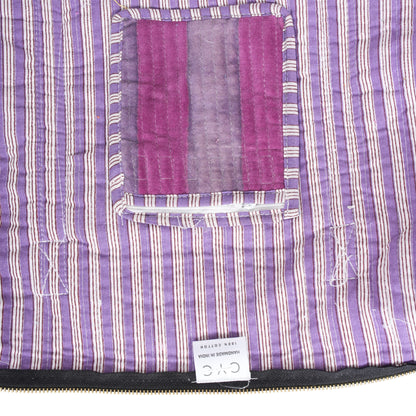 The Striped Velvet Weekender