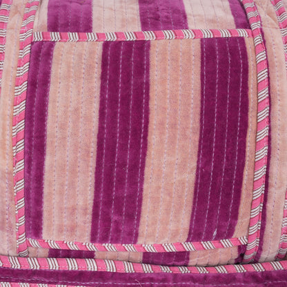 The Striped Velvet Weekender
