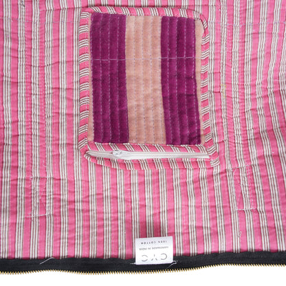 The Striped Velvet Weekender