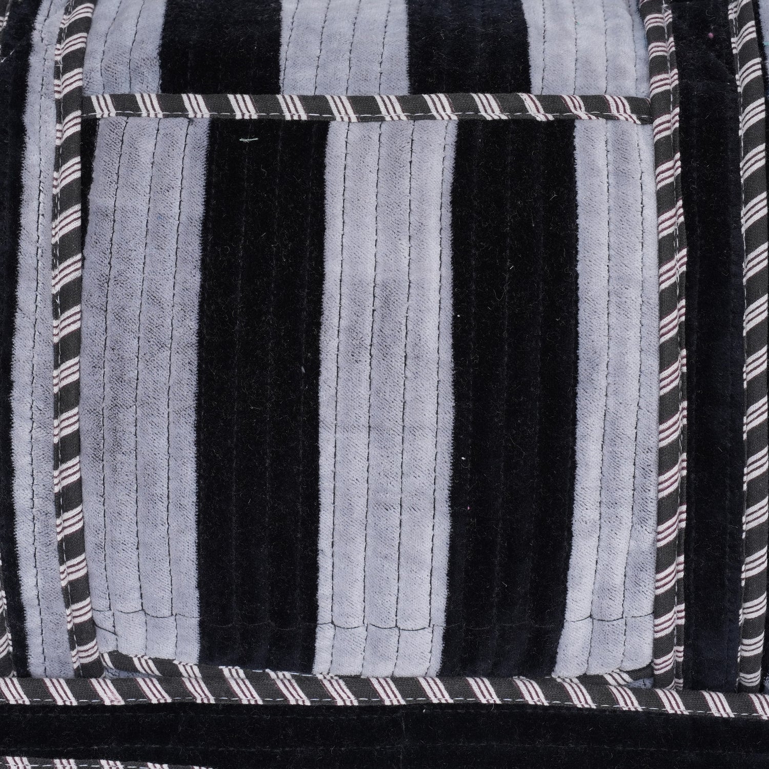 The Striped Velvet Weekender
