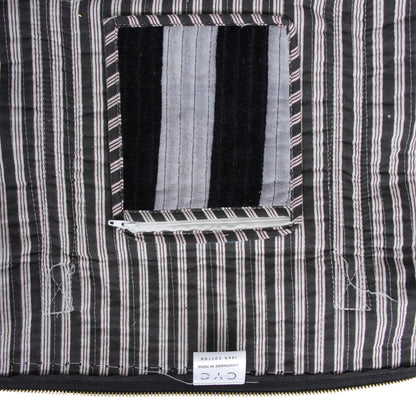 The Striped Velvet Weekender
