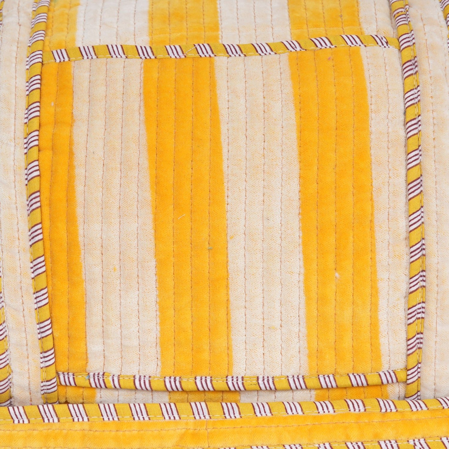 The Striped Velvet Weekender