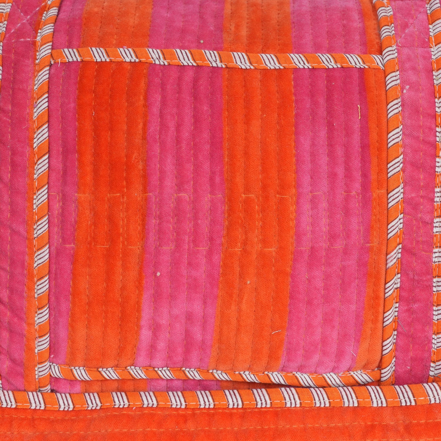 The Striped Velvet Weekender