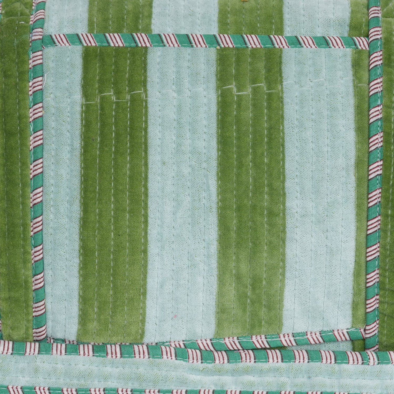 The Striped Velvet Weekender