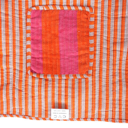 The Striped Velvet Tote