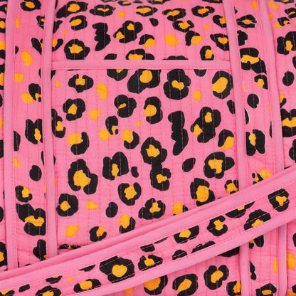 The Leopard Cotton Weekender
