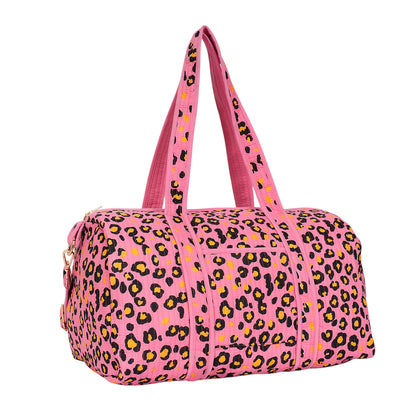The Leopard Cotton Weekender