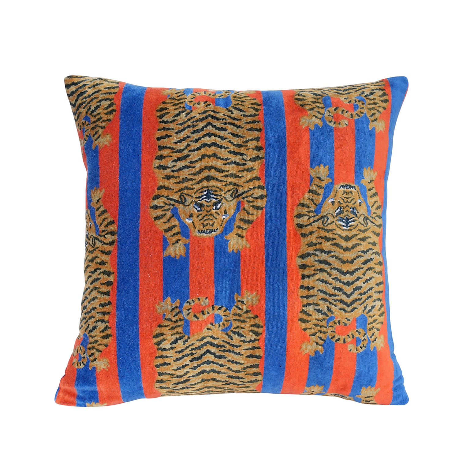 Velvet Tibetan Tiger Cushion